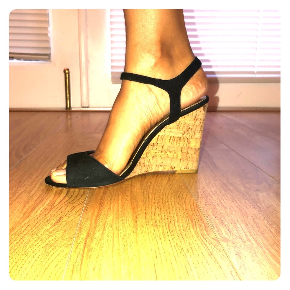 Strappy wedges